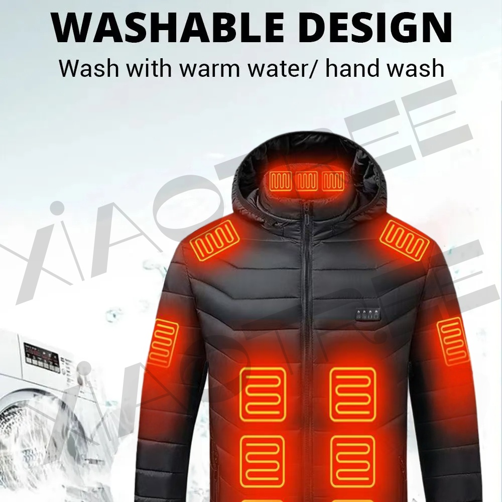 28개 구역 남녀 공용 발열 재킷 겨울 USB 발열 재 - Outdoor Camping Jacket 리뷰 및 가격