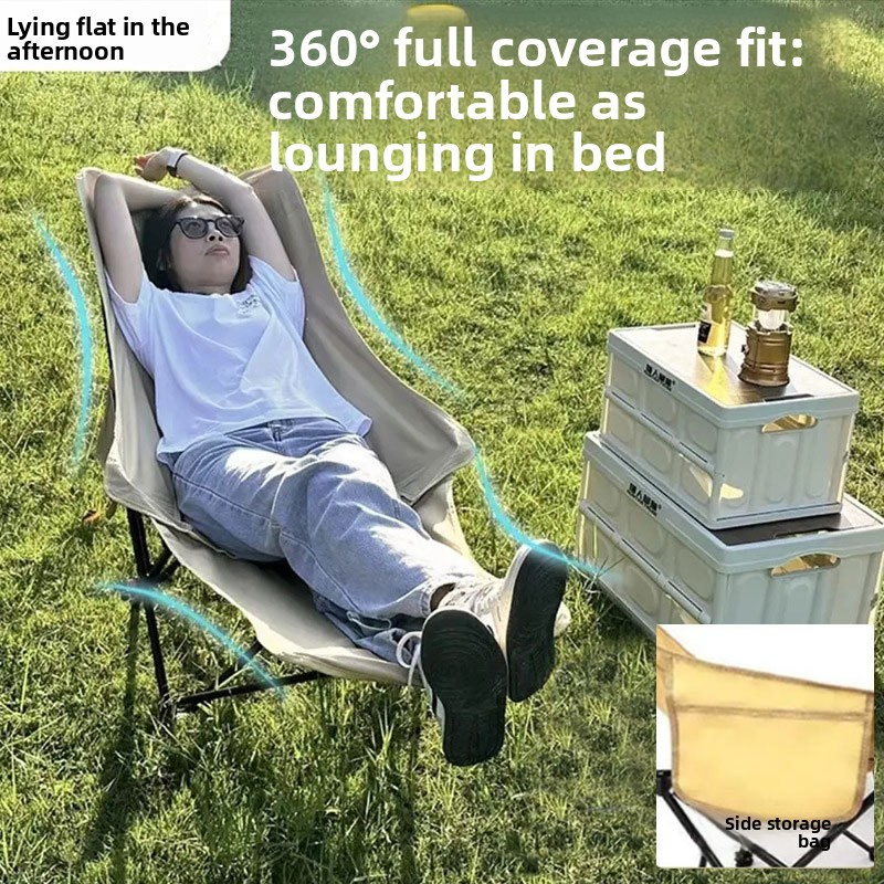 야외 접이식 문체어 3단계 높이 조절 등받이 발받침대  - Outdoor Camping High Chair 리뷰 및 가격