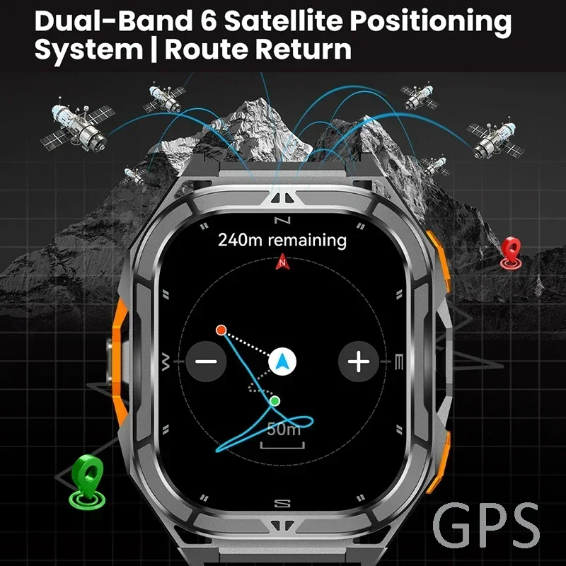 럭셔리 AMOLED 스마트워치, 실제 GPS 탑재, 5 - Outdoor Camping Japan 리뷰 및 가격