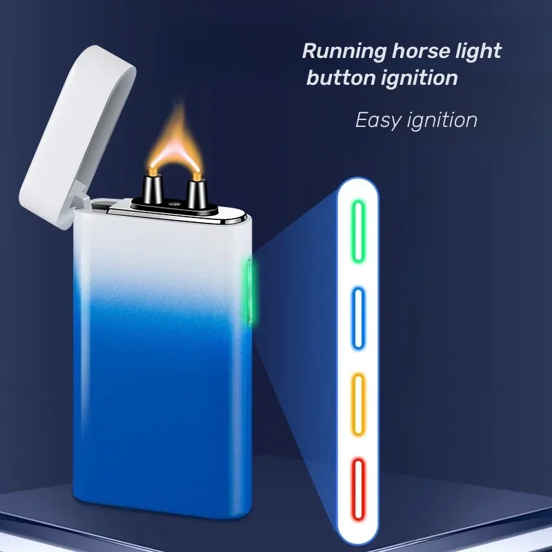 고출력 아크 라이터 야외 방풍 LED 전력 표시 금속  - Outdoor Windproof Lighter 리뷰 및 가격