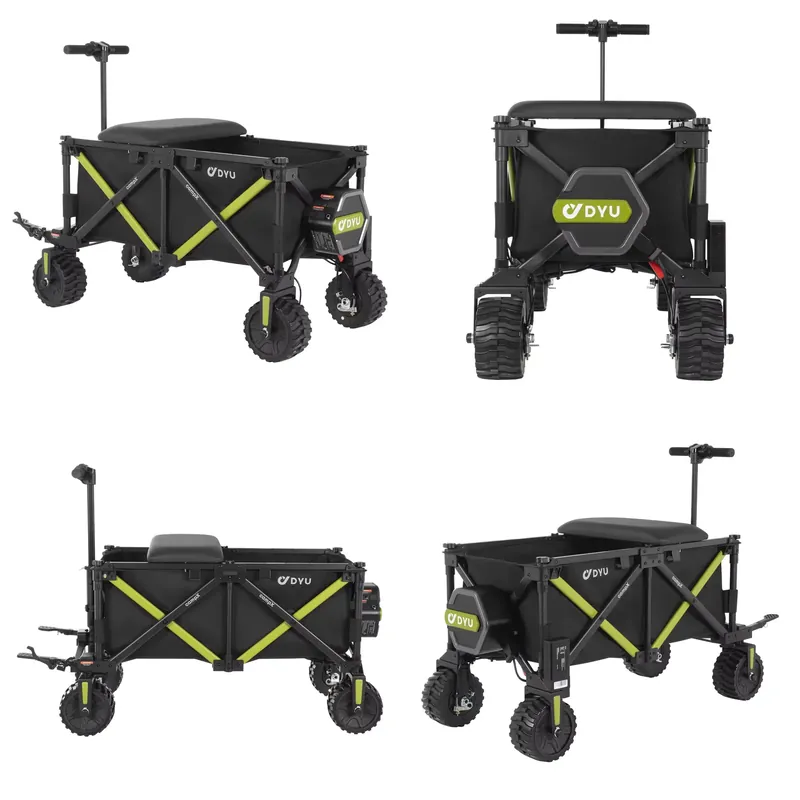 DYU 캠프X 4륜 알루미늄 전동 캠핑카 야외 전동 접 - Outdoor Camping Vehicle Wagon 리뷰 및 가격