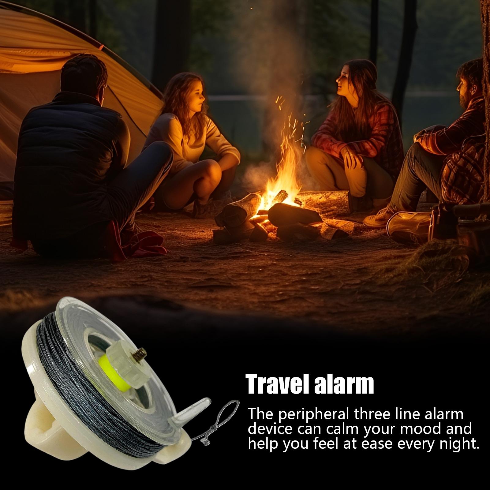 야외 경계 알람 트립 와이어 재사용 가능한 릴 캠핑 텐 - Outdoor Camping Extension Cord 리뷰 및 가격