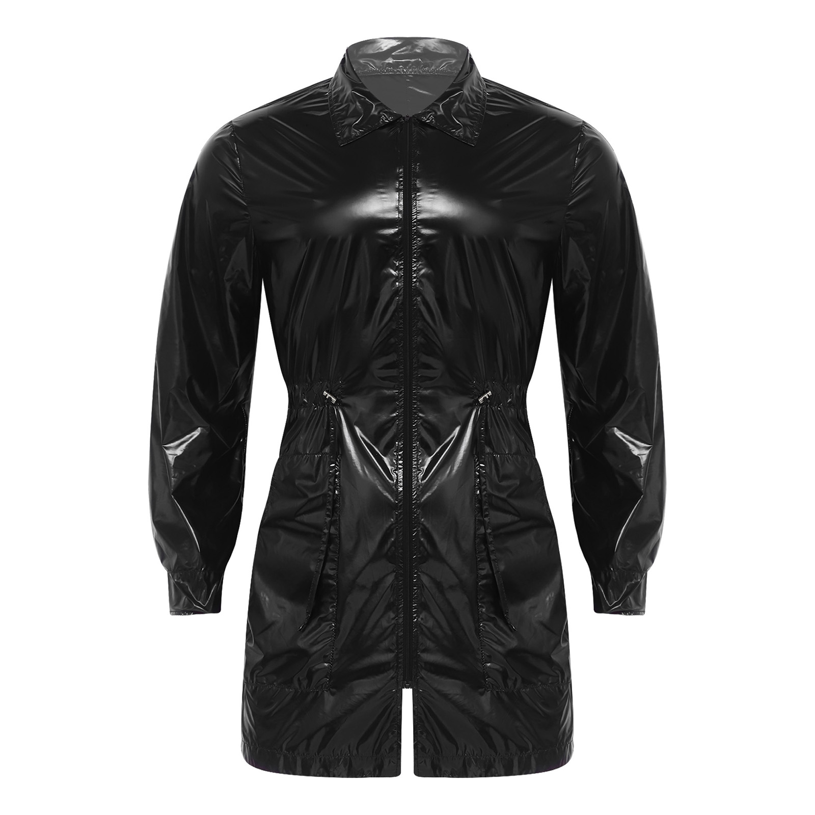남성용 방수 작업 재킷 방풍 레인코트 긴소매 앞 지퍼  - Outdoor Camping Jacket 리뷰 및 가격