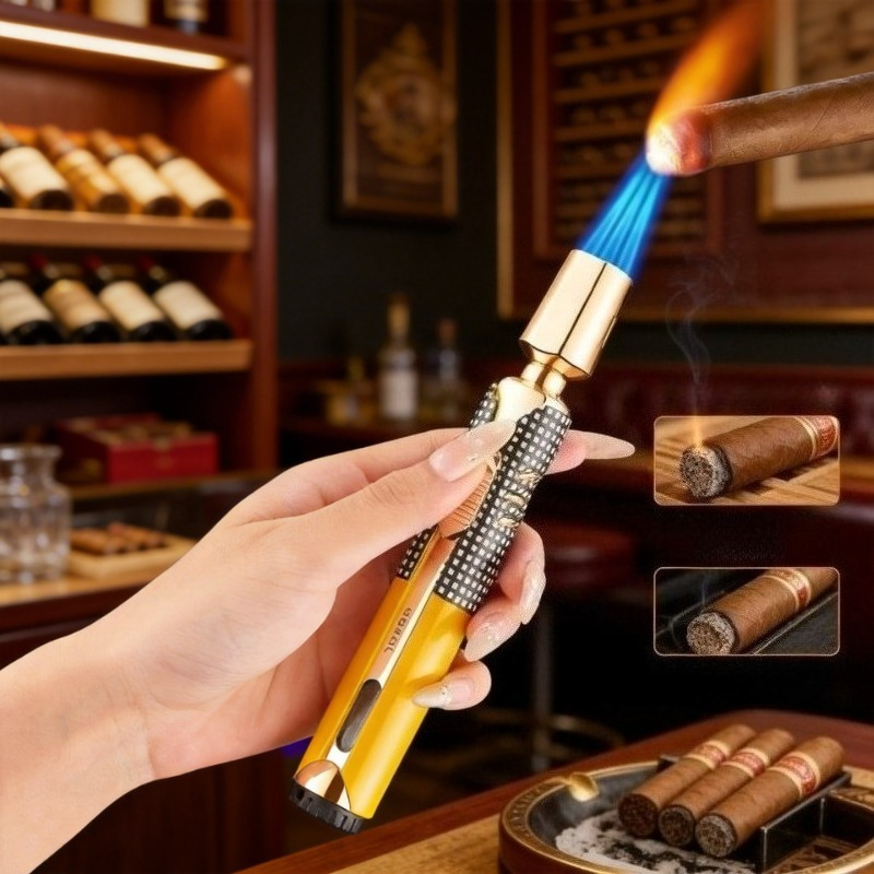 조본 뉴 메탈 3 플레임 방풍 제트 블루 플레임 부탄  - Outdoor Windproof Lighter 리뷰 및 가격