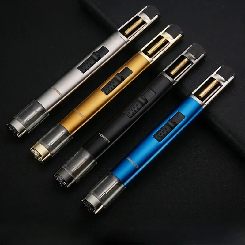 방풍 스프레이 건 라이터, 금속 재질의 부탄 가스 제트 - Outdoor Windproof Lighter 리뷰 및 가격