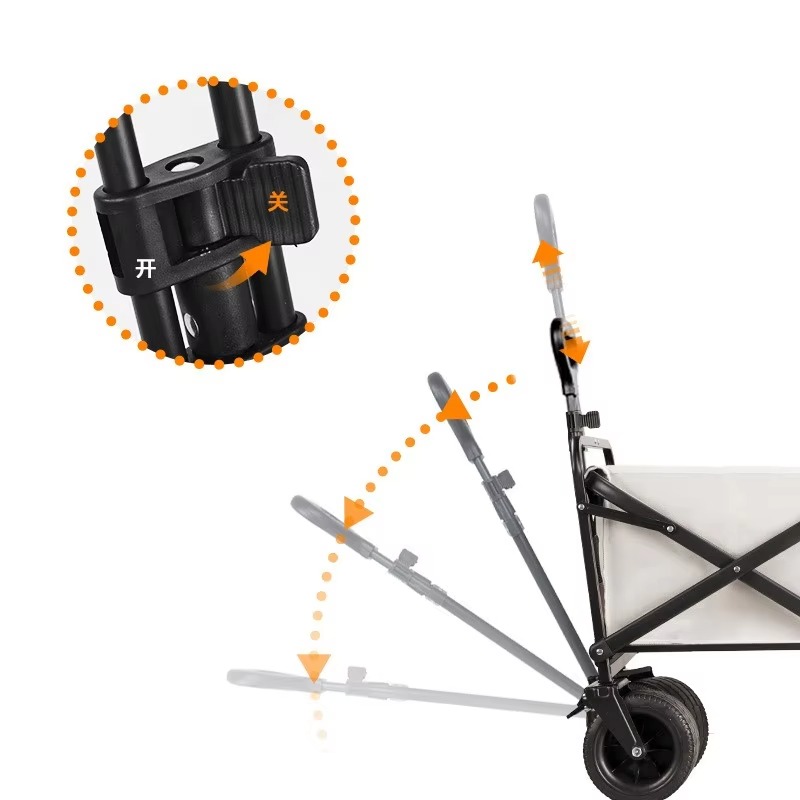경량 150L 휴대용 스틸 접이식 카트 야외 차량 피크 - Outdoor Camping Vehicle Wagon 리뷰 및 가격