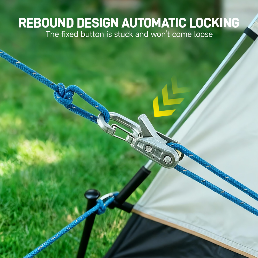 롤러 텐셔너가 포함된 LOZLIN 8피스 로프 세트,  - Outdoor Camping Tarp 리뷰 및 가격
